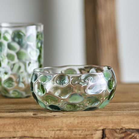 Rondha Glass Bowl 12cm - Green