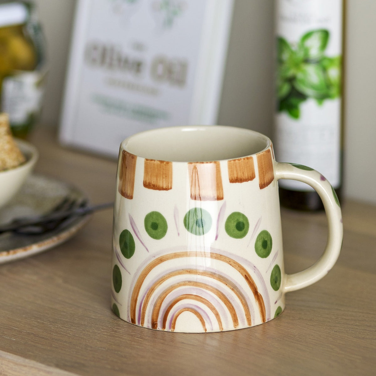 Shama Stoneware Mugs 515ml Set of 6 - Multi