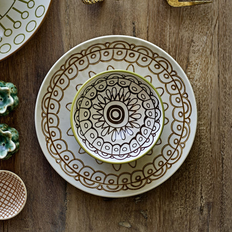 Maple Stoneware Side Plate - Brown