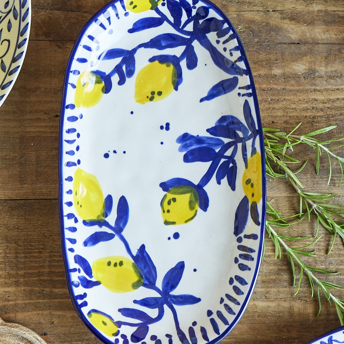 Maxima Stoneware Platter - Blue