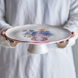 Dorothy Floral Stoneware Cake Stand - Multi