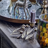 Mirabel Iron Christmas Candle Holder - Gold