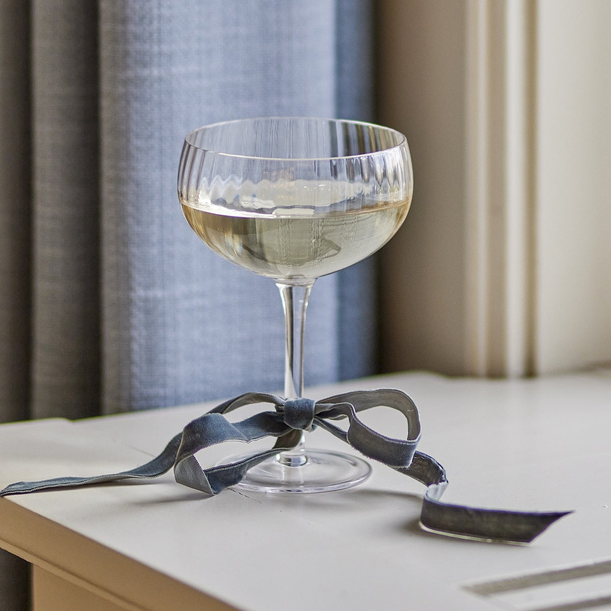 Astrid Champagne Glasses Set of 6 - Clear