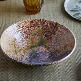 Larken Speckled Stoneware Platter - Multi