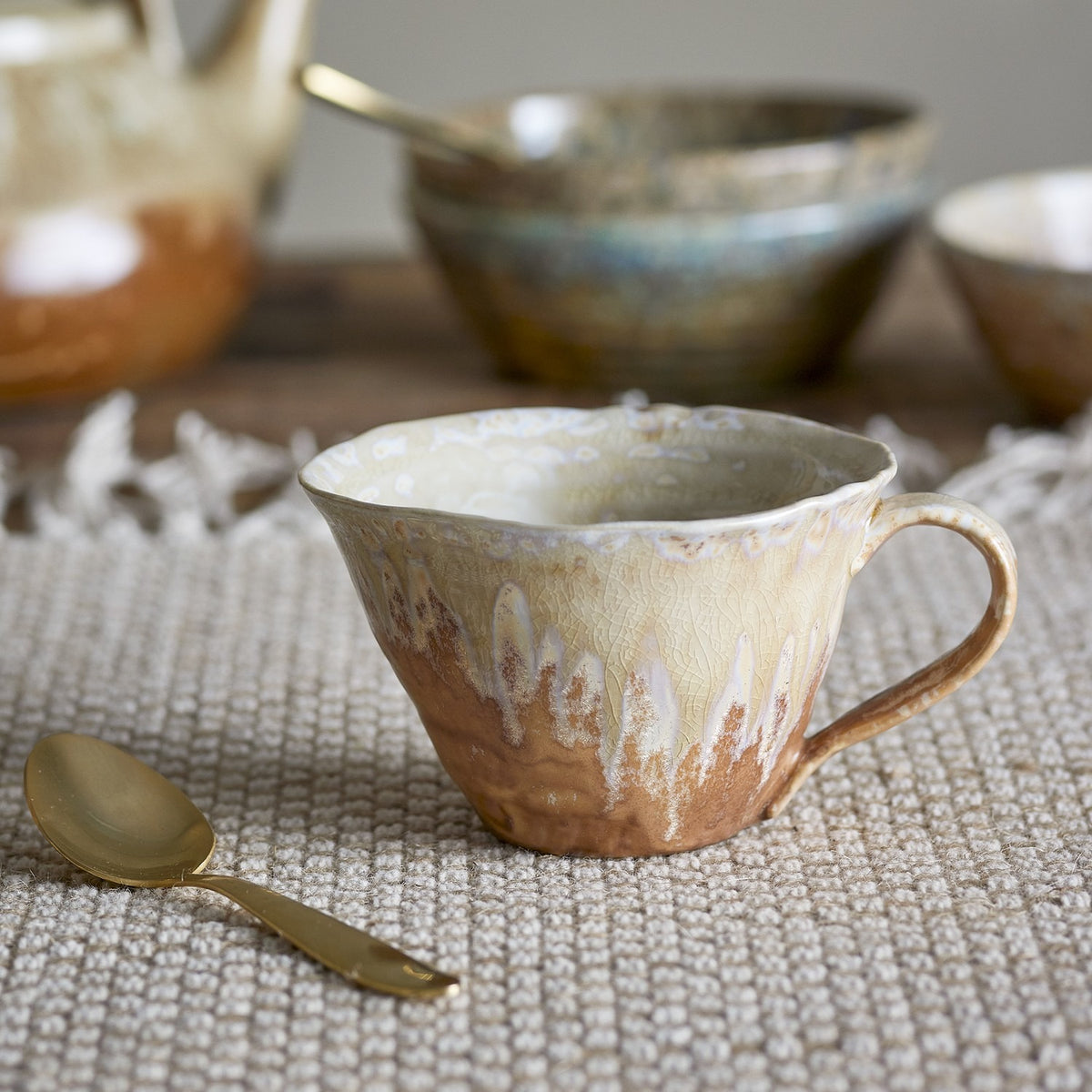 Milani Stoneware Cup 250ml - Beige