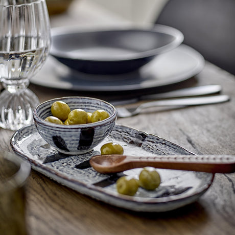 Ever Stoneware Plate - Blue