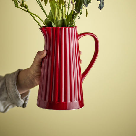 Latina Stoneware Jug 1200ml - Red