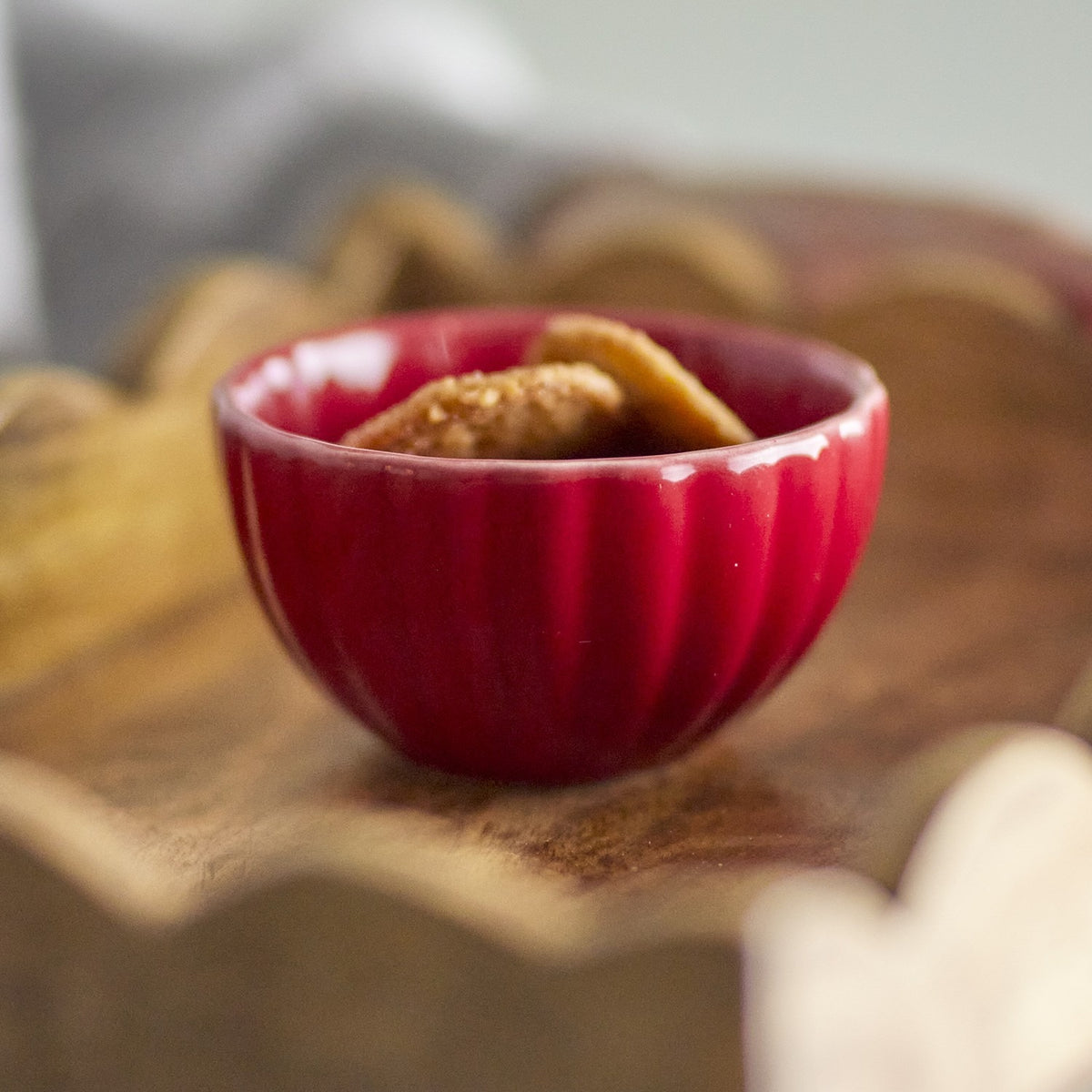 Latina Stoneware Bowl 9cm - Red