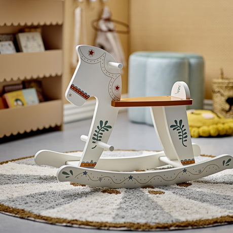 Ruddy Star Rocking Horse - White