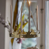 Elmir Star Iron Advent Candle Holder - Gold