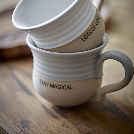 Claire Stoneware Cup 450ml - Grey