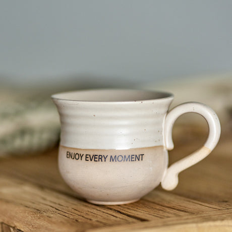Claire Stoneware Cup 450ml - Beige