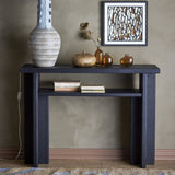 Cupa Wooden Console Table - Black