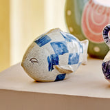 Eviaya Stoneware Ornaments Set of 2 - Multi