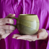 Paula Round Stoneware Cup 275ml - Green