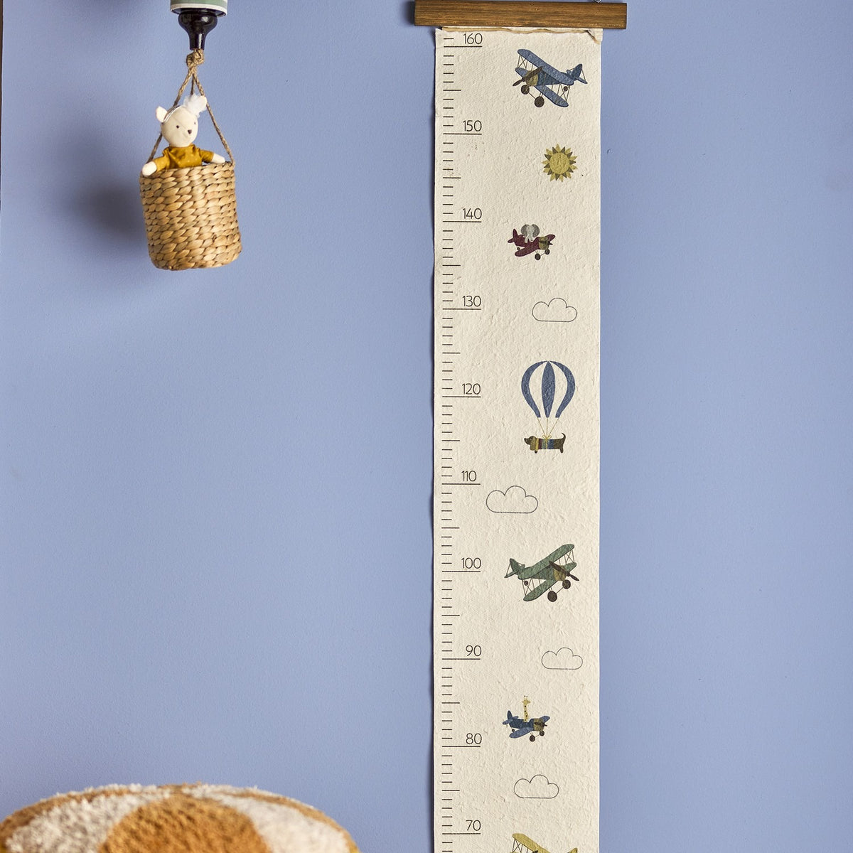 Plane Paper Height Chart - Natural