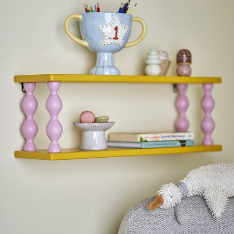 Bibiola Wall Shelf - Yellow