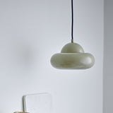 Bubble Round Iron Pendant Light - Green