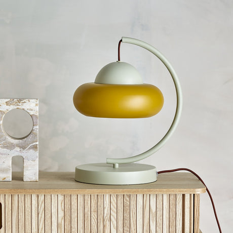 Bubble Iron Table Lamp - Yellow