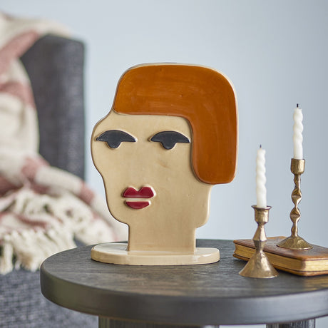 Voila Stoneware Ornament - Beige