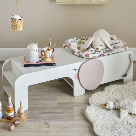 Ferdinand Elephant Kids Bench - Grey