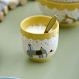 Celebrate Stoneware Cup 150ml - Yellow