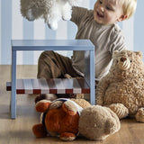 Liova Striped Kids Stool - Blue