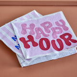 Rosy Paper Napkins Pack of 20 - Pink