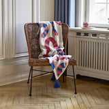 Candice Striped Christmas Throw - Multi