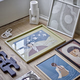 Flyvielle Wooden Framed Print - Multi