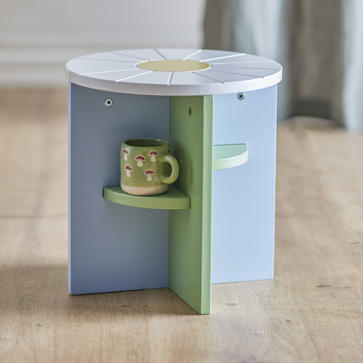 Latti Round Kids Stool - Multi