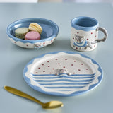 Mille Heart Stoneware Kids Dinner Set of 3 - Multi