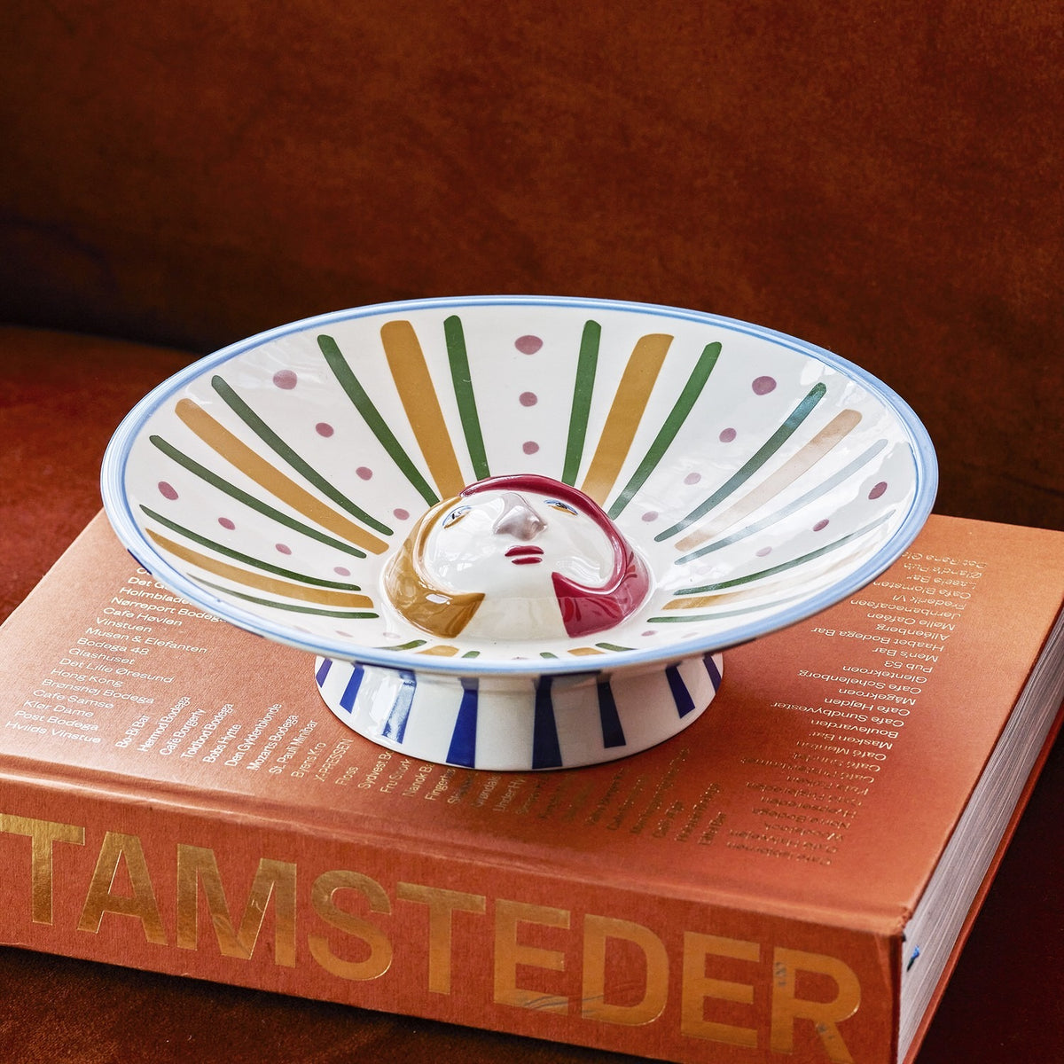 Conneli Stoneware Bowl 26.5cm - Multi