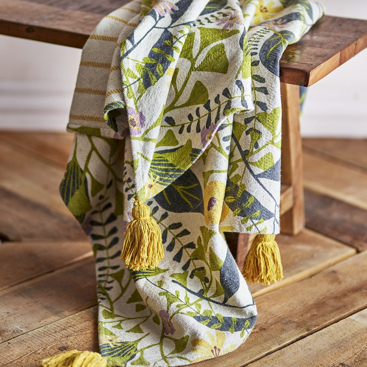 Camelie Cotton Throw - Multi