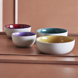 Vista Stoneware Bowls Set of 4 - Multi