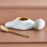 Eggert Stoneware Egg Cup - White