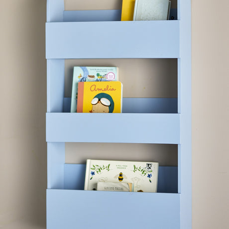 Moris Wooden Wall Shelf - Blue