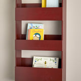 Moris Wooden Wall Shelf - Red