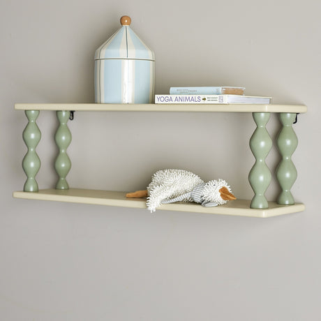 Bibiola Wavy Wall Shelf - Multi