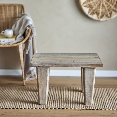 Riber Wooden Coffee Table - Beige