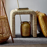 Kien Water Hyacinth Stool - Natural