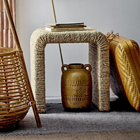 Kien Water Hyacinth Stool - Natural