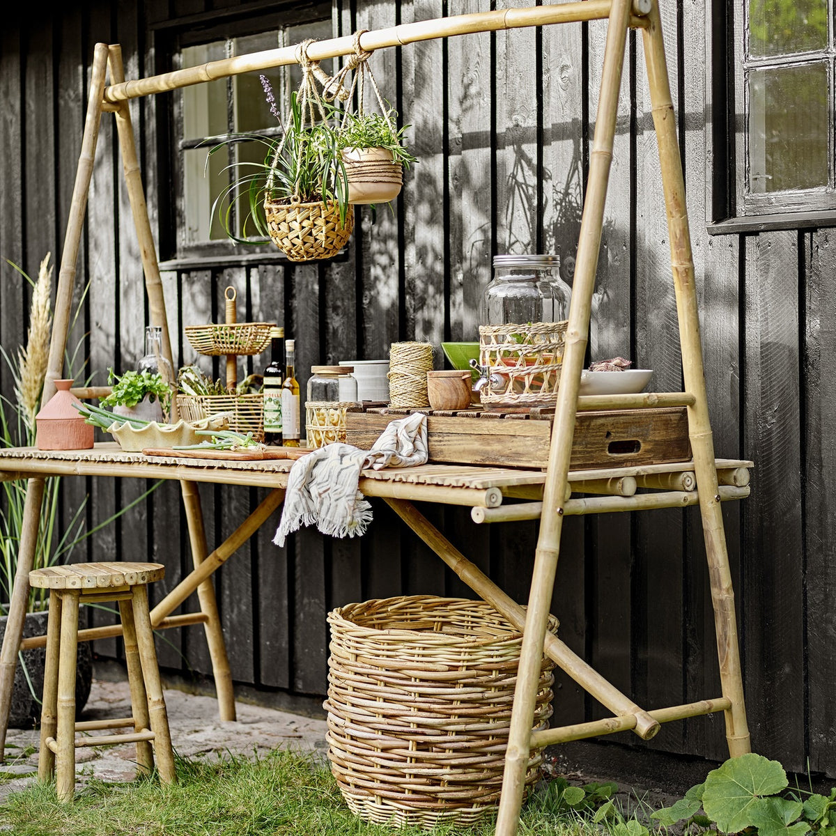 Malo Bamboo Garden Table - Natural