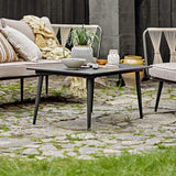 Pavone Cement Garden Table - Black