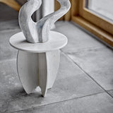 Sendai Marble Pedestal - White