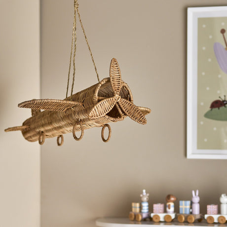 Balazar Rattan Baby Mobile - Natural