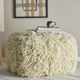 Lomba Wool Pouffe - Natural