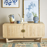 Serrone Wooden Cabinet - Beige
