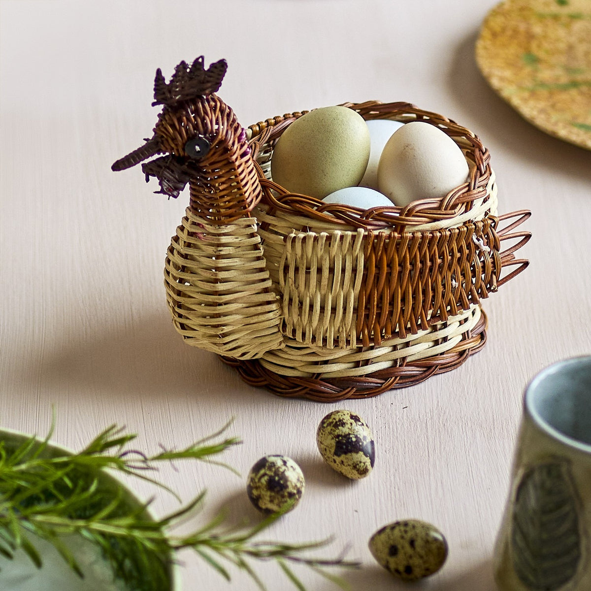 Marsha Chicken Basket - Beige