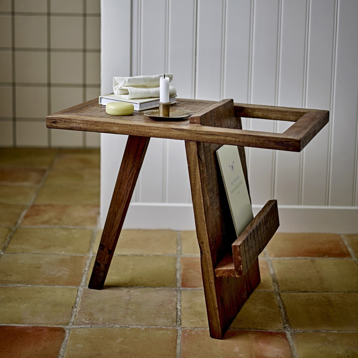 Villum Wooden Side Table - Brown